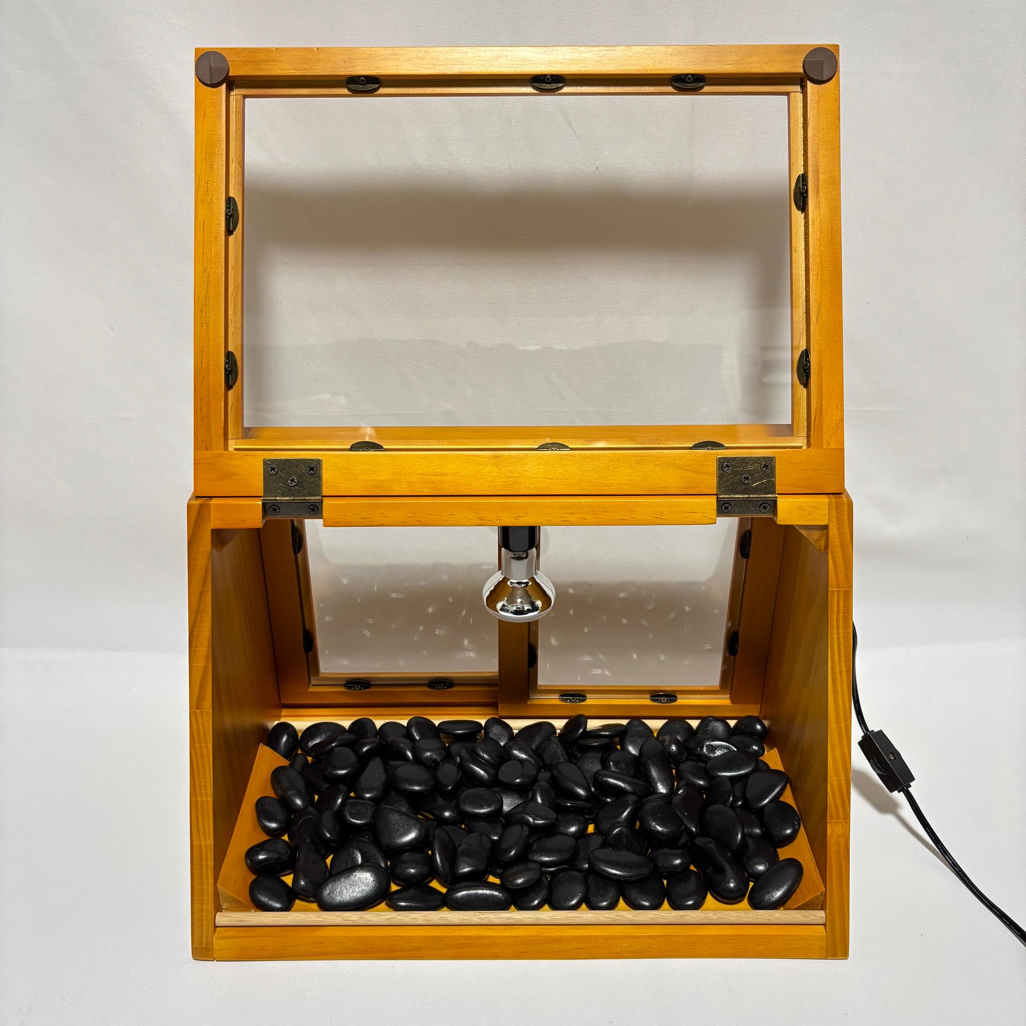 木製ホットショーケース 焼き芋保温ディスプレイケース【ナチュラル】 | 11枚目