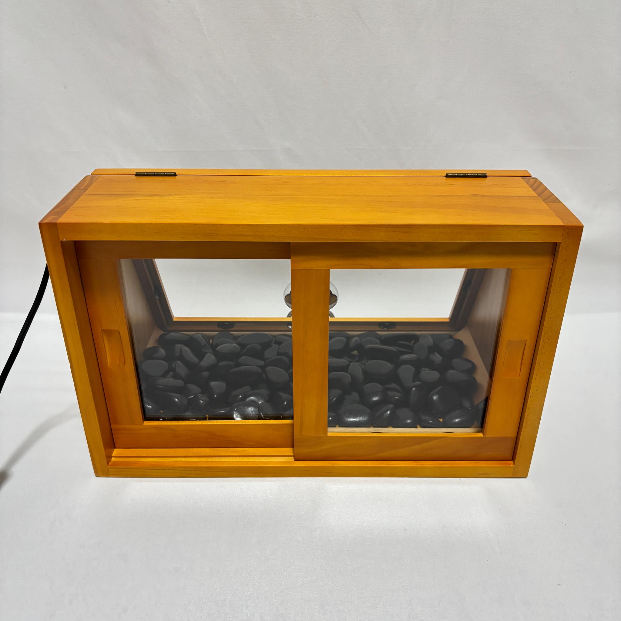 木製ホットショーケース 焼き芋保温ディスプレイケース【ナチュラル】 | 15枚目