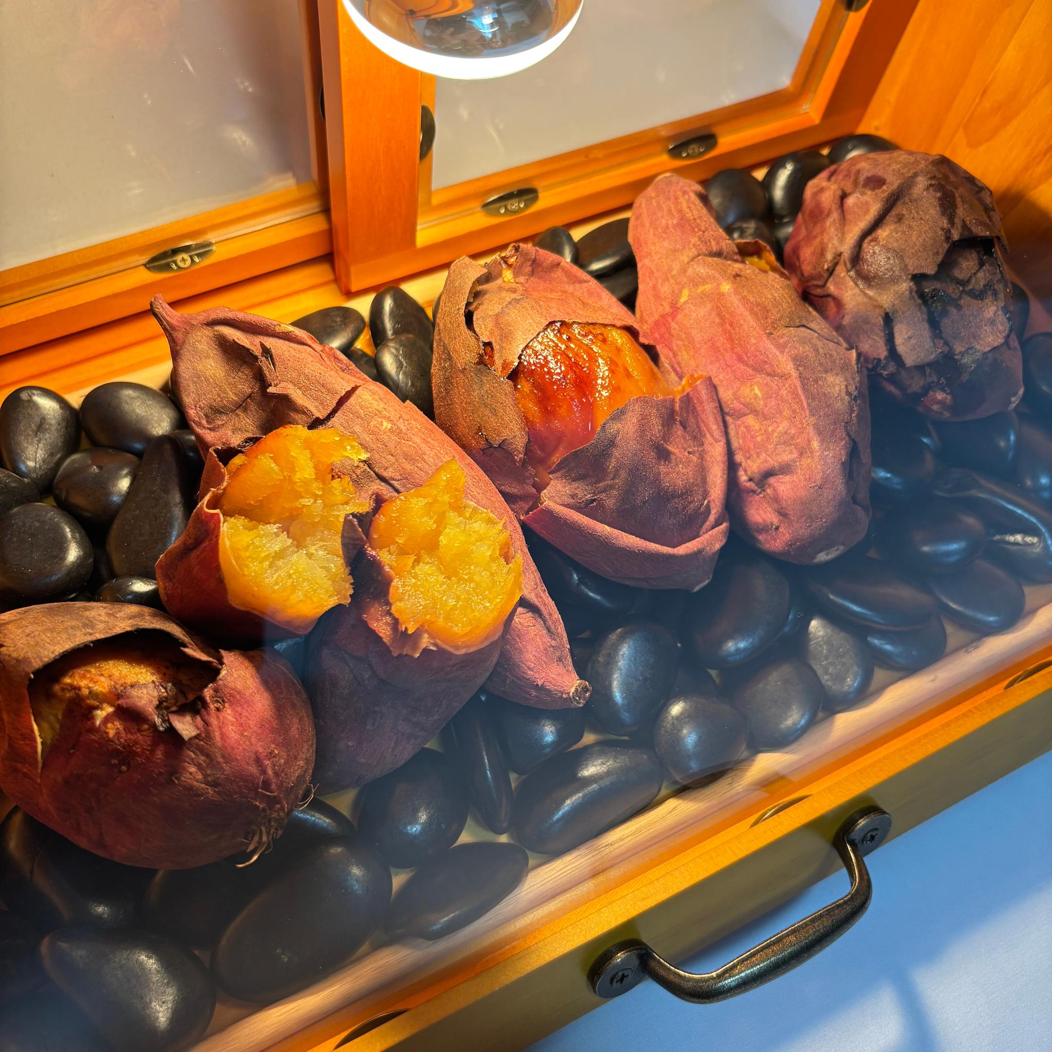 木製ホットショーケース 焼き芋保温ディスプレイケース【ナチュラル】 | 4枚目